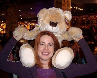 Heather and Reno Circus bear